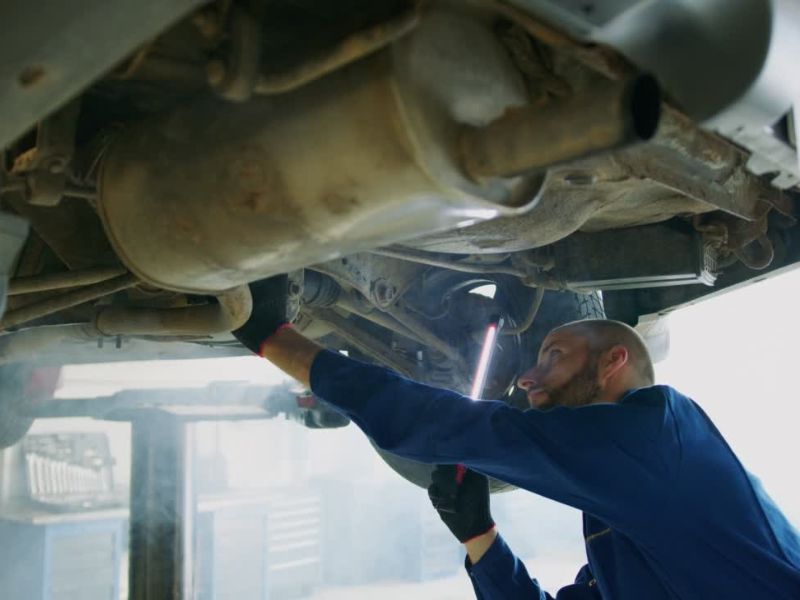 majstor proverava automobil